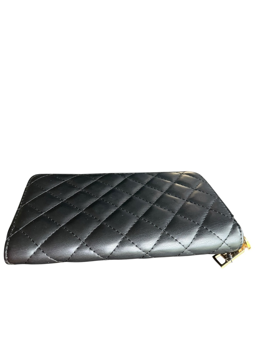 Badgley Mischka Diamond Quilted Tote Bag with a Front Lock Accent w/ Wallet - Picture 3 of 7